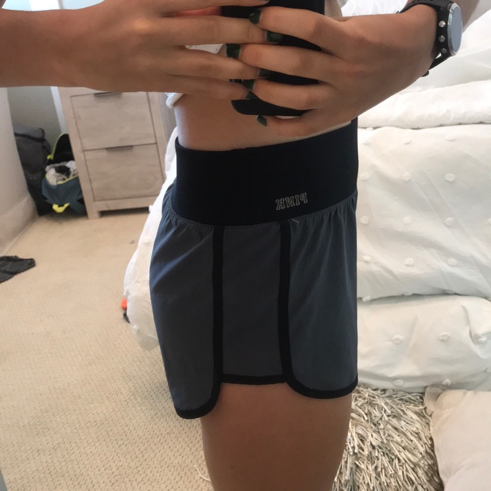 Pink athletic shorts